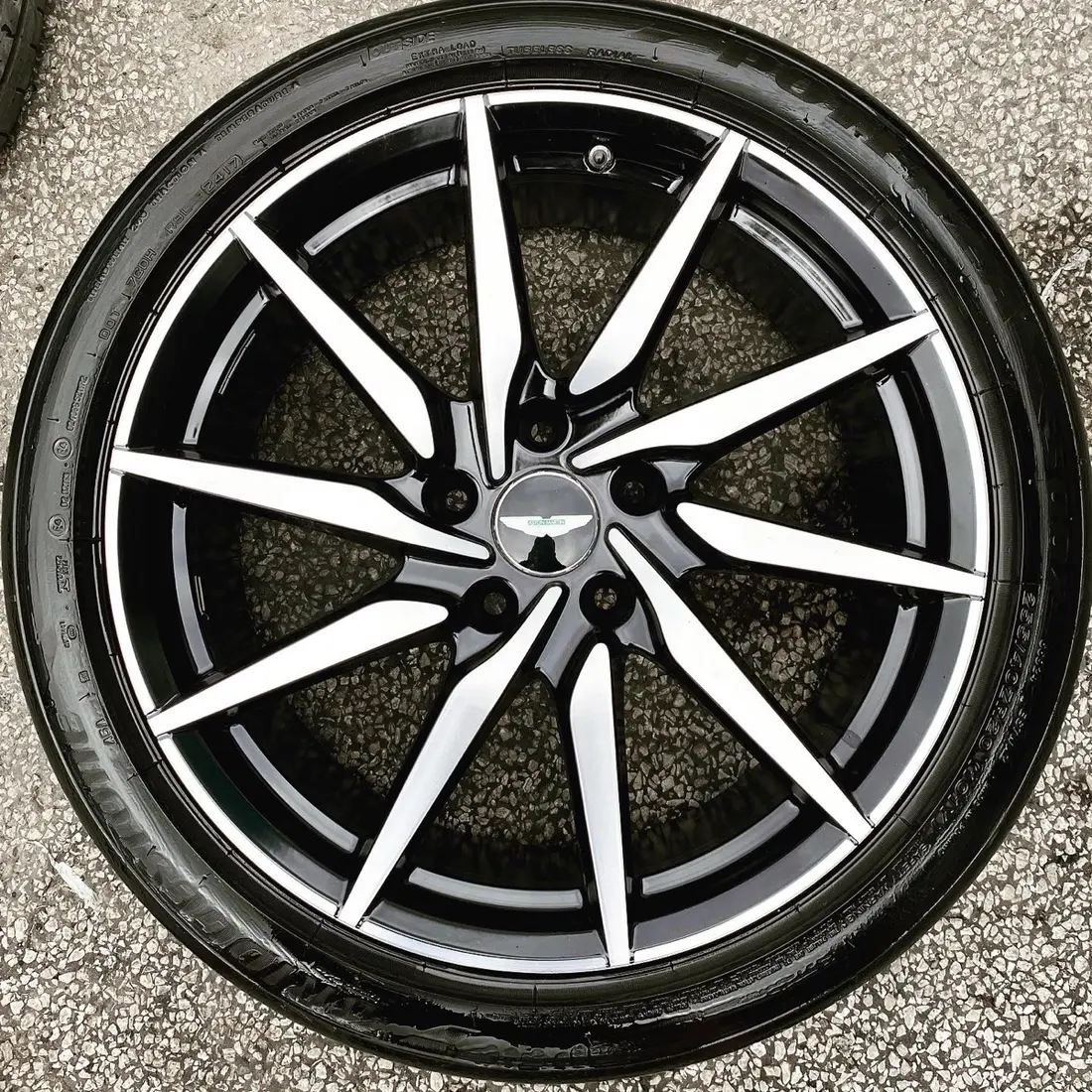 After — refurbished wheel